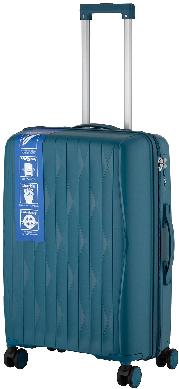 Фото - Набір валіз 2E M7979 L+M+S (2E-PP-M7979-SET3-LB)