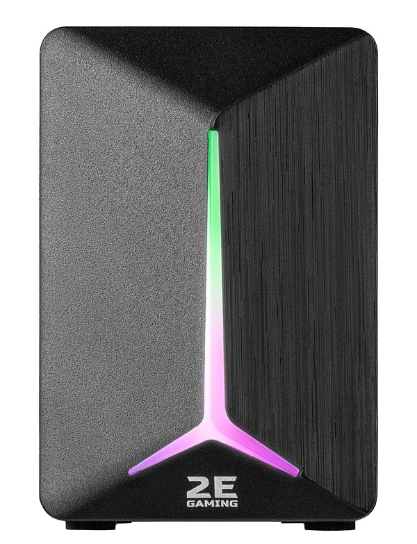 Фото - Компьютерная акустика обычная 2.0 2E Speakers SG300 2.0 RGB 3.5mm Black (2E-SG300B)