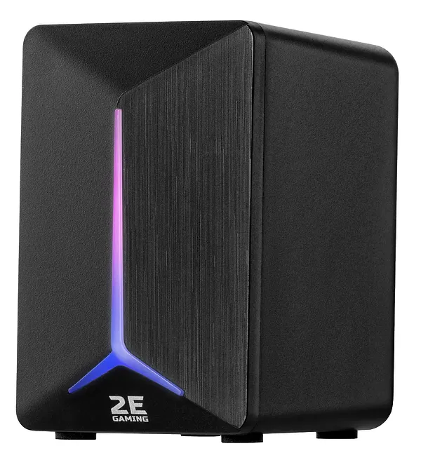 Фото - Компьютерная акустика обычная 2.0 2E Speakers SG300 2.0 RGB 3.5mm Black (2E-SG300B)