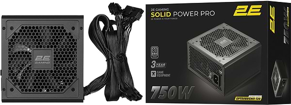 Фото - Блок питания для ПК 2E GAMING Solid Power Pro ATX3.1 GEN5.0 (750W) (2E-SP750BRSMII-120)