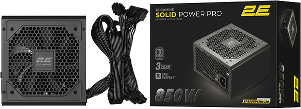 Фото - Блок живлення для ПК 2E GAMING Solid Power Pro ATX3.1 GEN5.0 (850W) (2E-SP850BRSMII-120)