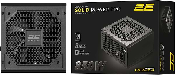 Фото - Блок живлення для ПК 2E GAMING Solid Power Pro ATX3.1 GEN5.0 (850W) (2E-SP850BRSMII-120)