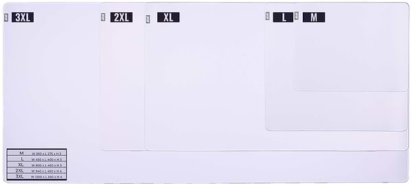 Фото - Килимок для миші ігровий 2E Gaming Pro Speed 2XL White (2E-SPEED-2XL-WH-PRO)