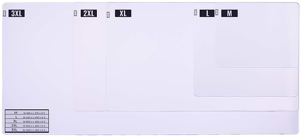 Фото - Килимок для миші ігровий 2E Gaming Pro Speed XL White (2E-SPEED-XL-WH-PRO)