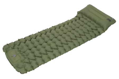 Туристичний килимок 2E з системою накачування Green (2E-TACTFOLDMAT-T1-GN)