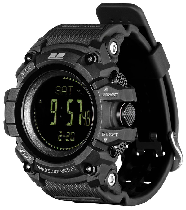 Фото - Смарт-часы 2E Armor GT Black с компасом и шагомером (2E-TCW20BK)