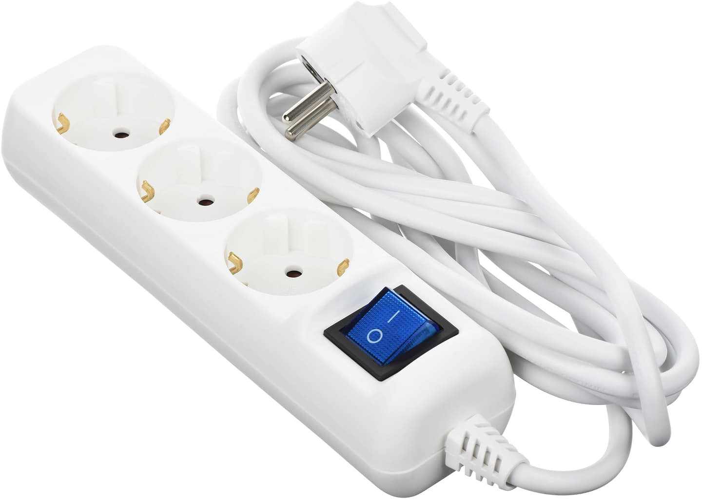 Мережевий фільтр 2E 2E-U03ESM1.5 White