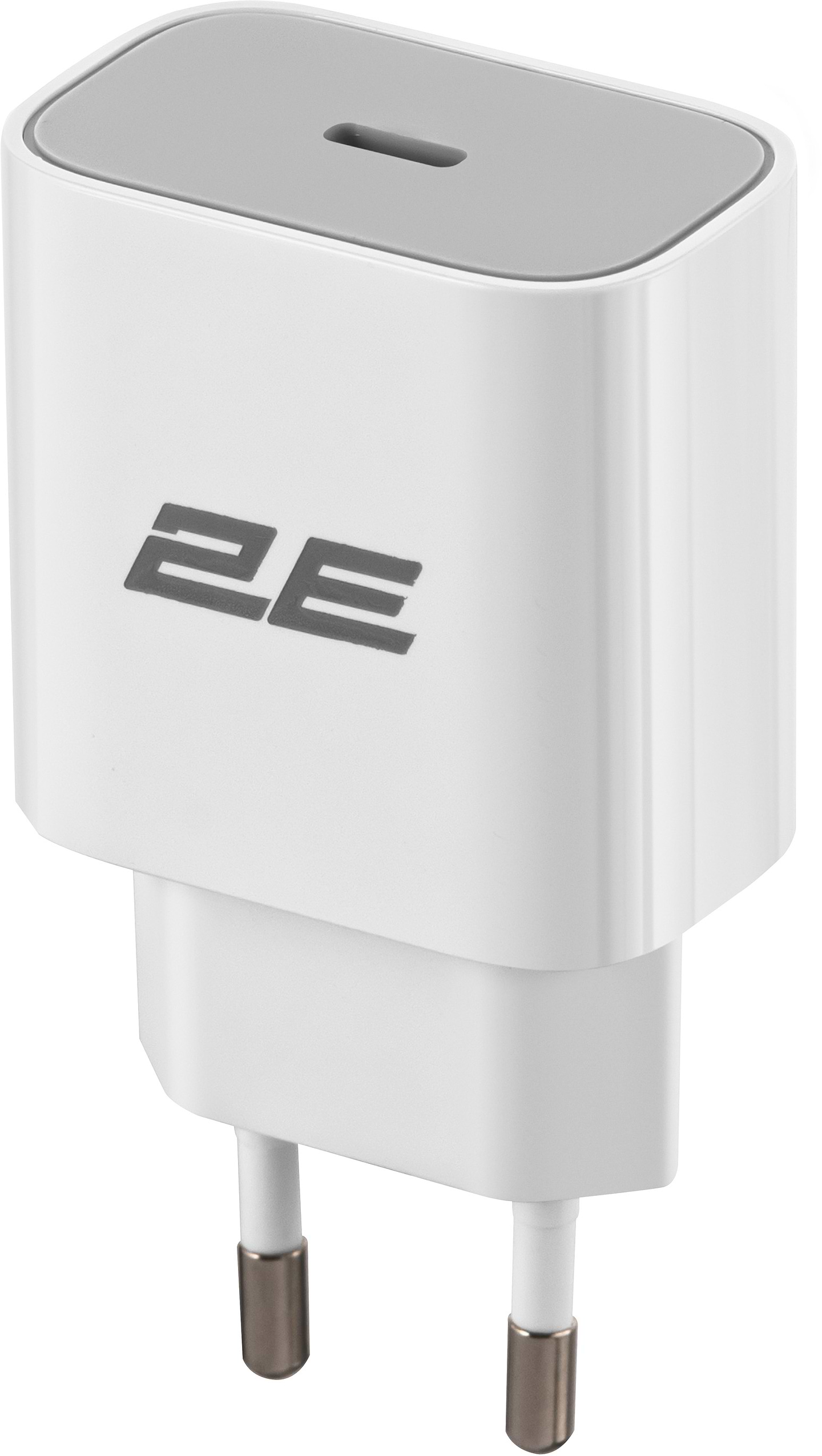 Сетевое зарядное устройство 2E 30W USB-C PD White (2E-WC1USBC30W-W)
