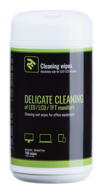 Чистящее средство для оргтехники 2E 100 шт. 12x12 см (2E-SK100WST)