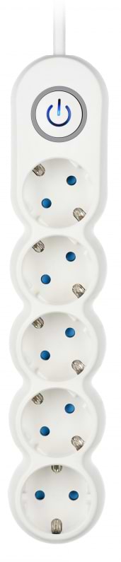 Сетевой фильтр 2E 2E-U05VESM3W White