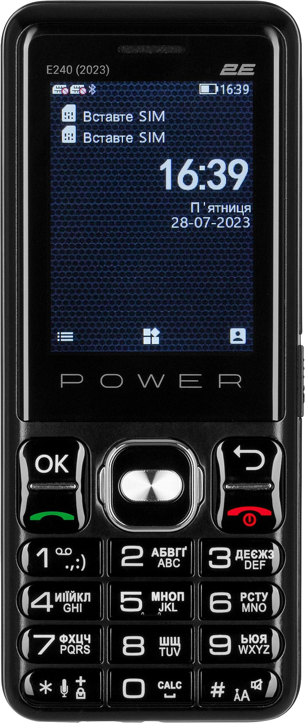 Фото - Мобільний телефон 2E E240 2023 Dual Sim Black (688130251068)