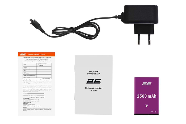 Фото - Мобільний телефон 2E E240 2023 Dual Sim Black (688130251068)