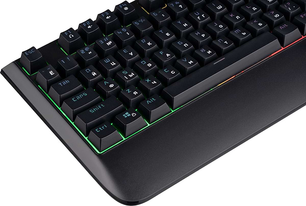 Фото - Клавиатура проводная игровая 2E KG325 LED USB Black Ukr (2E-KG325UB)