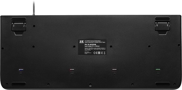 Фото - Клавиатура проводная игровая 2E KG325 LED USB Black Ukr (2E-KG325UB)