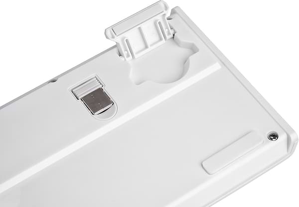 Фото - Клавиатура беспроводная игровая 2E KG360 RGB 68key WL White Ukr (2E-KG360UWT)