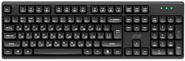 Фото - Клавиатура проводная 2E KS131 (2E-KS131UB_UA) Black