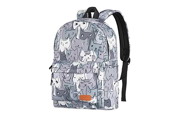Фото - Рюкзак для ноутбуку 2E TeensPack 13'' Cats Grey (2E-BPT6114GC)