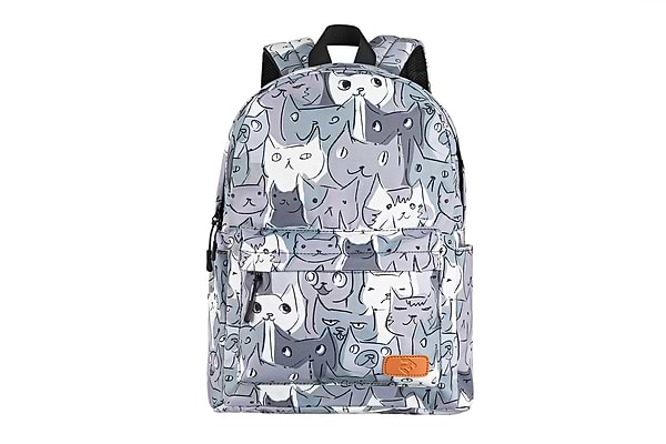 Фото - Рюкзак для ноутбуку 2E TeensPack 13'' Cats Grey (2E-BPT6114GC)