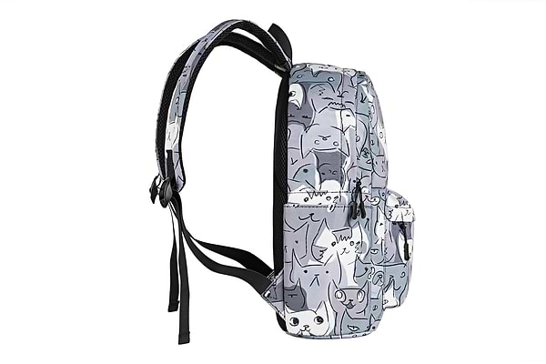 Фото - Рюкзак для ноутбуку 2E TeensPack 13'' Cats Grey (2E-BPT6114GC)