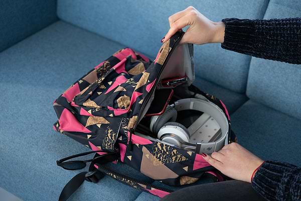 Фото - Рюкзак для ноутбука 2E TeensPack 13'' Triangles (2E-BPT6114BK) Black