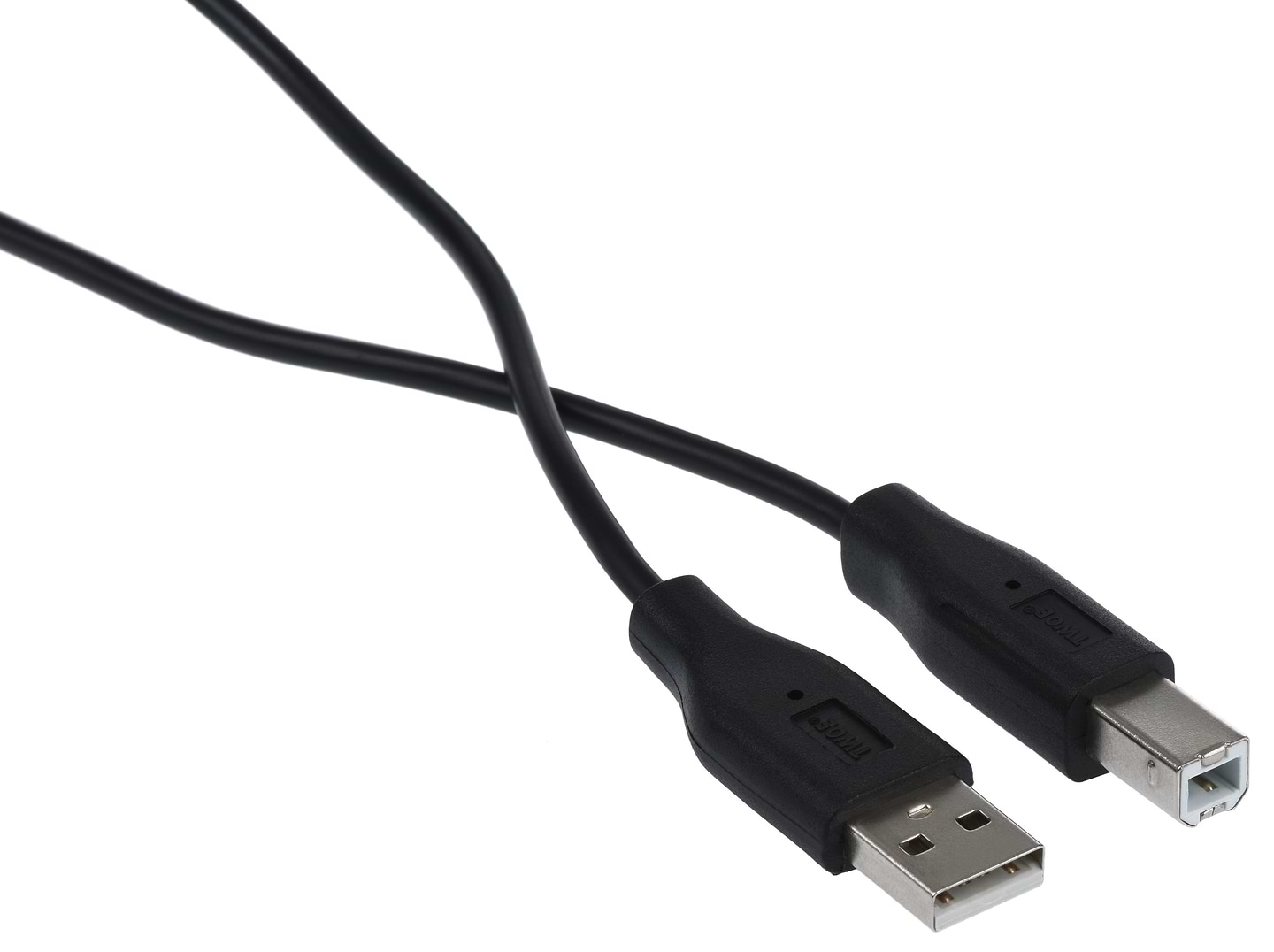 Кабель USB type A - USB type B 2E USB 2.0 AM/BM DSTP 3m Black (2E-W-3169m3)