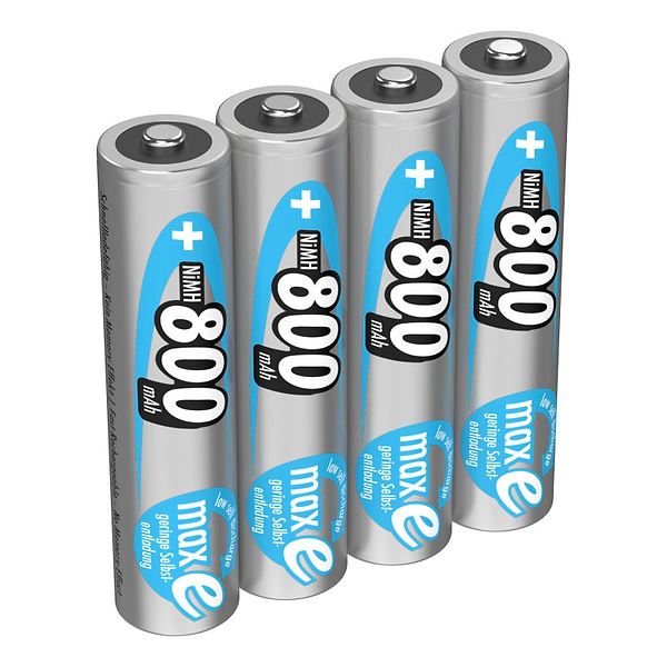 Фото - Аккумулятор тип AAA Ansmann AAA 4 X 800 mAh NiMH 1.2V maxE PREMIUM (5035042)