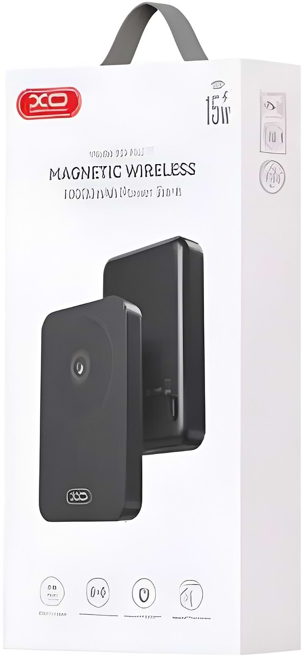 Фото - Батарея мобільна XO PR231 Magnetic MagSafe 15W + PD20W 10000 mAh Black