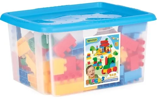 Пластиковий конструктор для малюків Wader 132 ел. (41270)