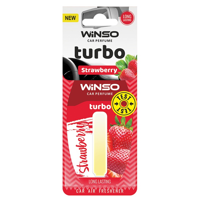 Ароматизатор для авто Winso з капсулою Turbo Strawberry (532790)