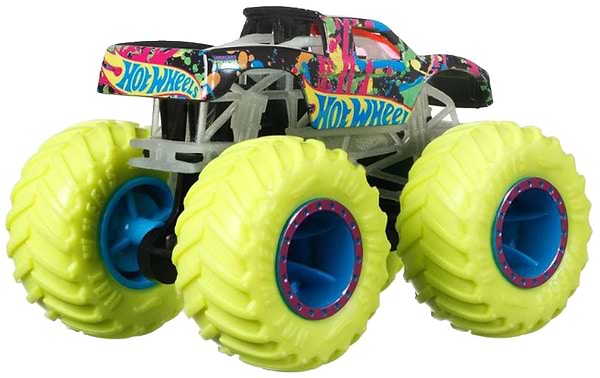 Фото - Базовая машинка Hot Wheels Машинка-внедорожник 1:64 серии "Светящиеся в темноте" "Monster Trucks" (в ас.) (HCB50)