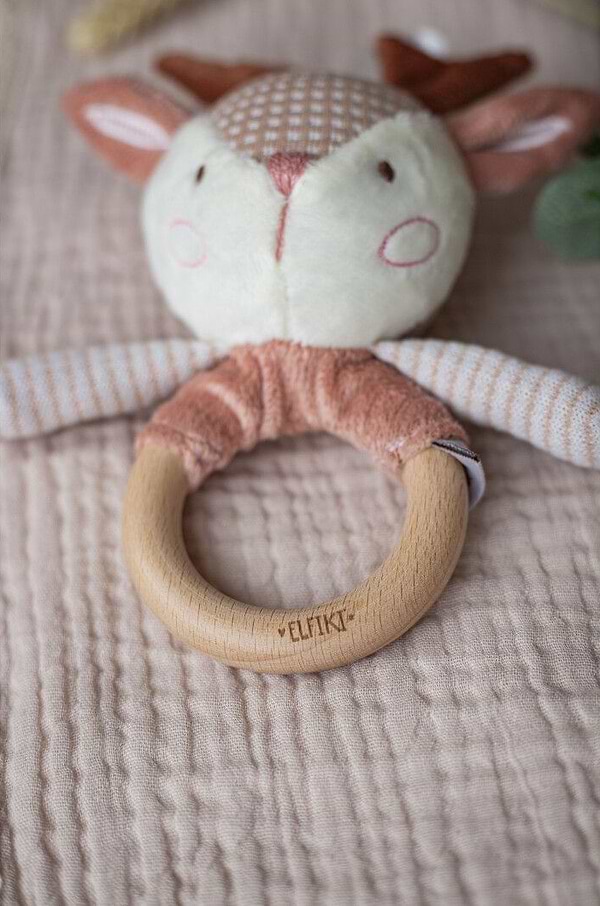 Фото - Прорізувач ELFIKI Іграшка - брязкальце косуля Рубі (ІГ-0112)