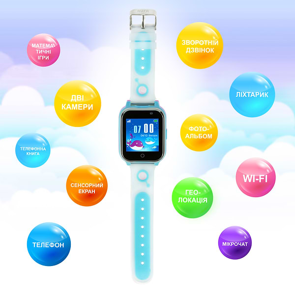 Фото - Дитячий годинник Aura A100 Tracker/WIFI Green (AUR-A100-G)