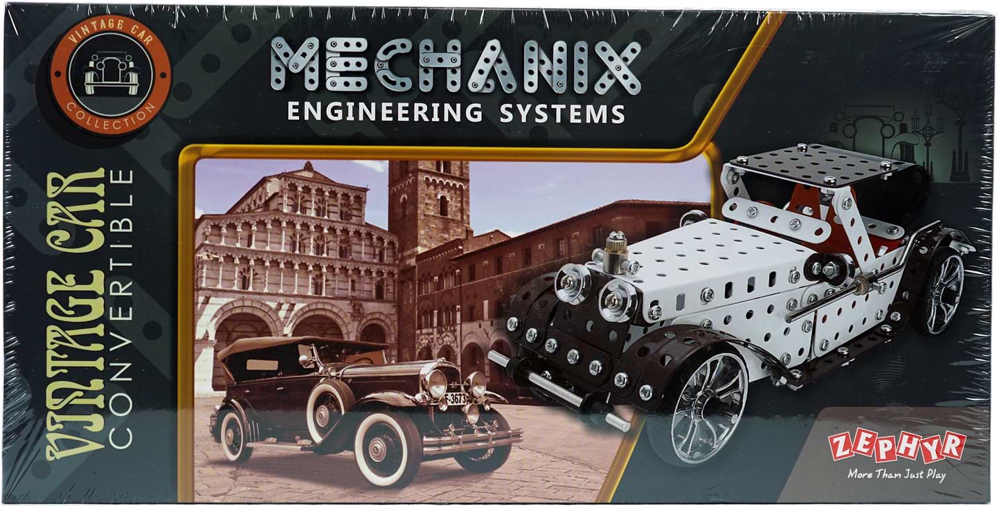 Металевий конструктор ZEPHYR "MECHANIX" Ретро автомобіль (353 елм.) (1019)