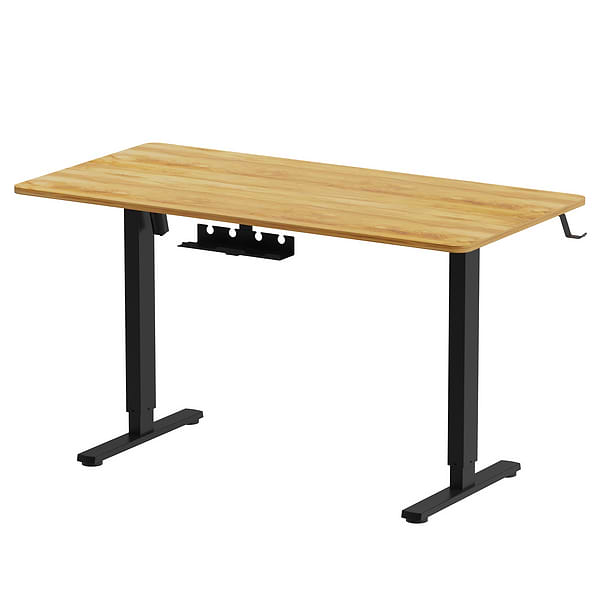 Фото - Стіл комп'ютерний OfficePro ODE1470LW Light Wood/Black