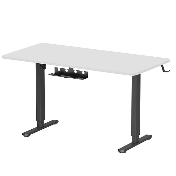 Фото - Стіл комп'ютерний OfficePro ODE1470WB White/Black