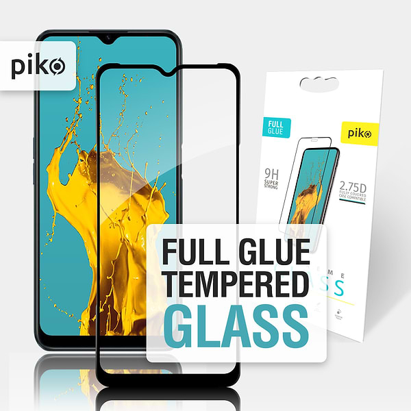 Фото - Захисне скло для смартфону Piko Full Glue for RealMe C25 Black (1283126518553)