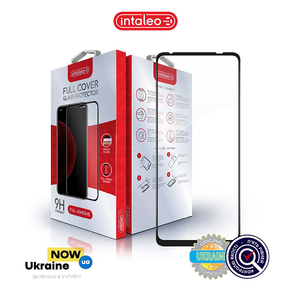 Фото - Захисне скло для смартфону Intaleo Full Glue for MOTO G60S Black (1283126521201)