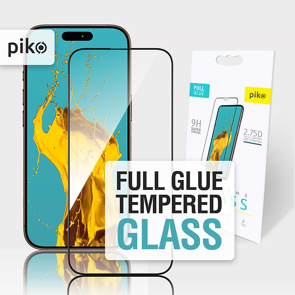 Фото - Захисне скло для смартфону Piko Full Glue for Apple iPhone 16 Pro Max Black (1283126593413)