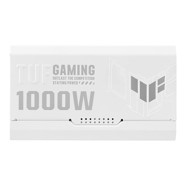 Фото - Блок питания для ПК Asus TUF-GAMING-1000G-WHITE PCIE5 1000W Gold (90YE00S5-B0NA00)