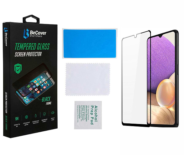 Фото - Захисне скло для смартфону BeCover for Samsung Galaxy A32 5G SM-A326 Black (708251)