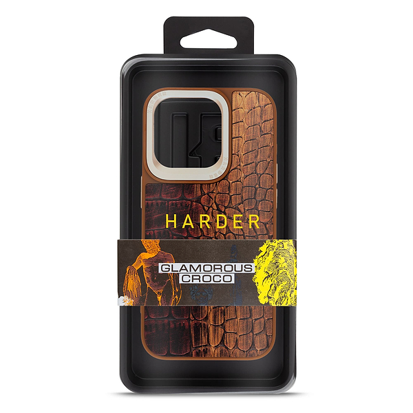 Фото - Чехол для смартфона Harder Glamorous Croco for Apple iPhone 15 Pro Magma (ARM76764)
