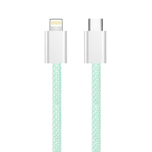 Фото - Кабель синхронизации данных Colorway Type-C - Apple Lightning (PD Fast Charging 27W) 1м зеленый (CW-CBPDCL061-G)