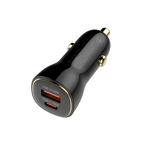Фото - Уценка - Автомобильное зарядное устройство Colorway Power Delivery Port PPS USB USB-A + USB-C 60W Black (CW-CHA046PD-BK)
