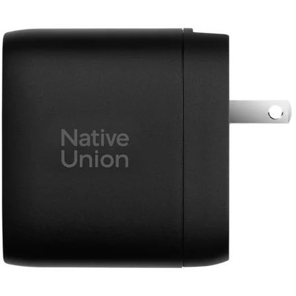 Фото - Сетевое зарядное устройство Native Union Fast GaN Charger PD 67W 3 Ports Black (FAST-PD67-BLK-2CA)