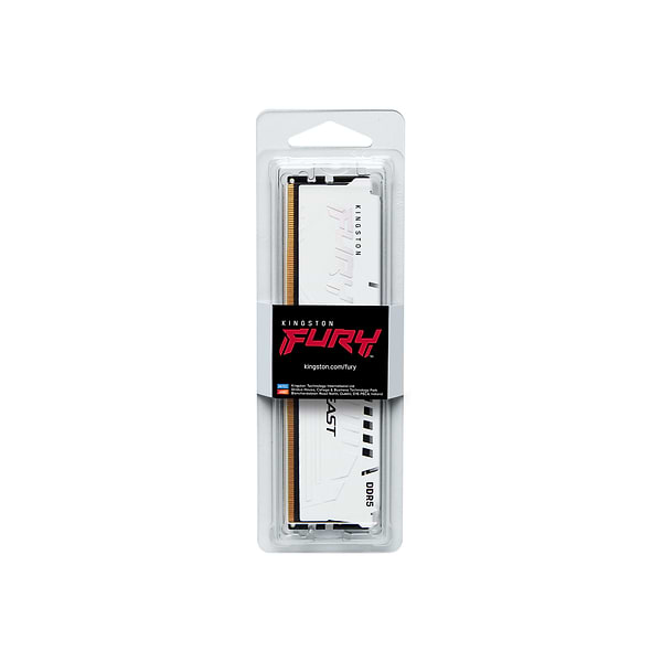Фото - Память DDR Kingston FURY Beast White 16GB 6400 DDR5 (KF564C32BW-16)