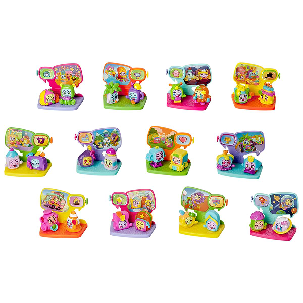 Фото - Набір ігрових фігурок Moji Pops S2 – КОРОБОЧКА ПРИГОД (2 фігурки, сцена) (PMP2D612IN00)