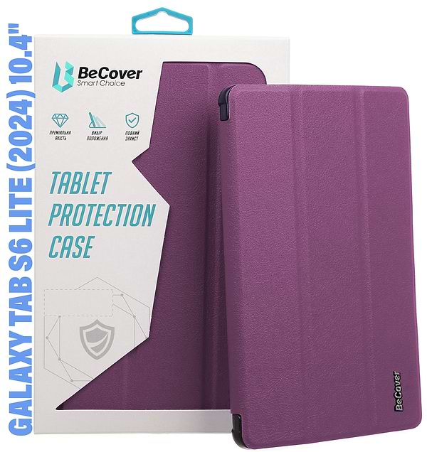 Фото - Чехол для планшета BeCover Smart Case for Samsung Galaxy Tab S6 Lite (2024) 10.4" P620/P625/P627 Purple (710816)