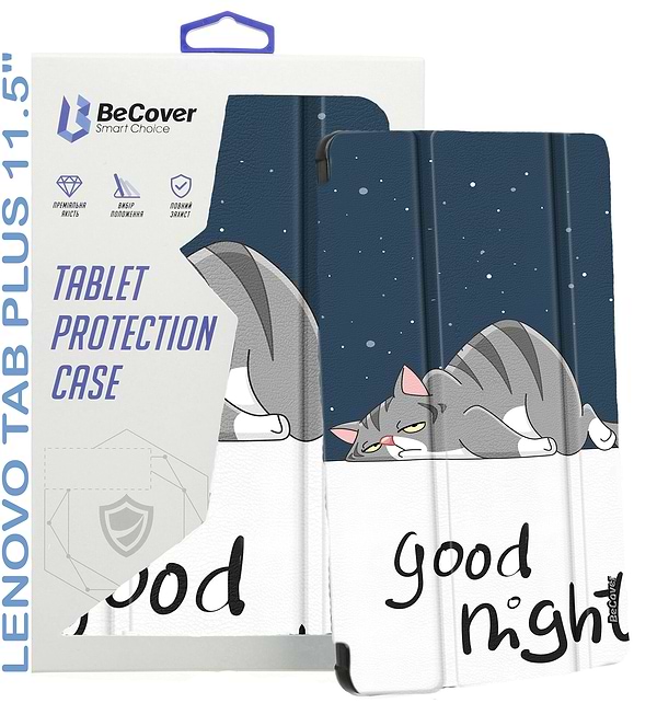 Фото - Чохол для планшету BeCover Smart Case for Lenovo Tab Plus 11.5" Good Night (711843)