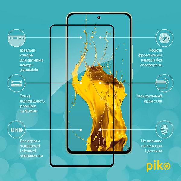 Фото - Захисне скло для смартфону Piko Full Glue for Xiaomi Redmi Note 13 4G (1283126583940)