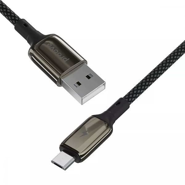 Фото - Кабель Proove Dense Metal Micro USB 2.4A 1m Black (504970001)